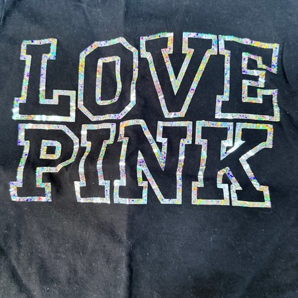 Love Pink Black Kids T-Shirt 2T girls - Picture 2 of 4